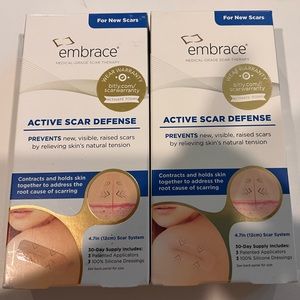Embrace active scar defense strips 4.7in.. 2boxes